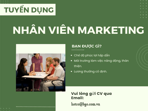 Tuyển dụng nhân viên marketing