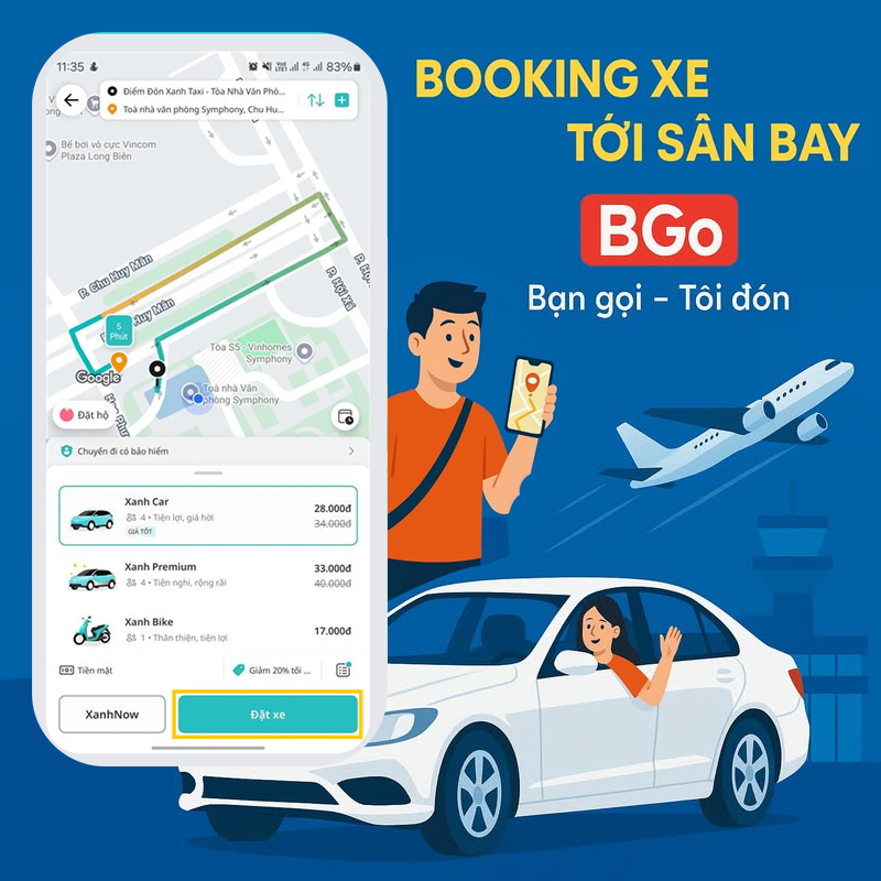 Hướng dẫn đặt xe