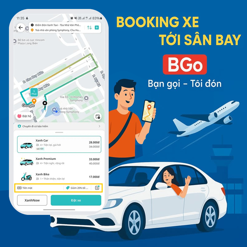 Hướng dẫn đặt xe